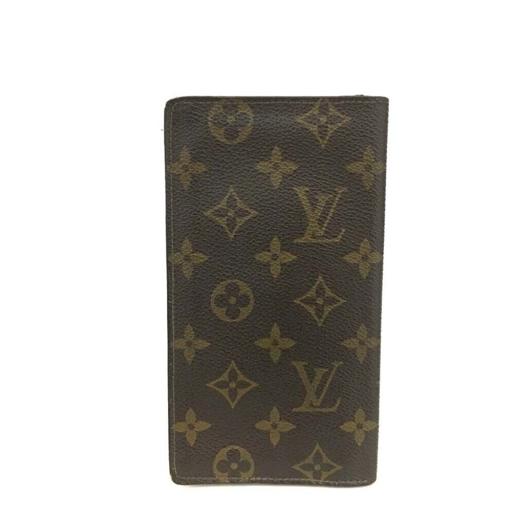 560072A V Louis Vuitton Wallet Long Porte Cartes Credit Yen Bifold Monogram - Picture 4 of 9